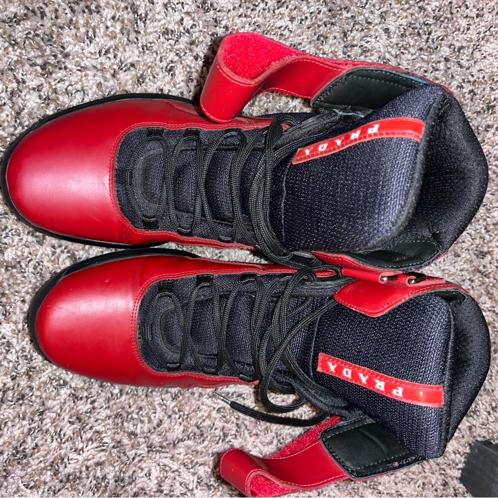 American cup high top prada